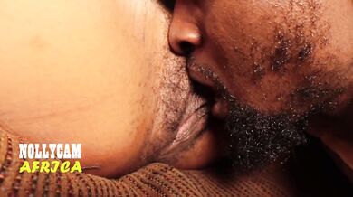Secondary school love gets a dripping ebony creampie while big ass chokes on cock