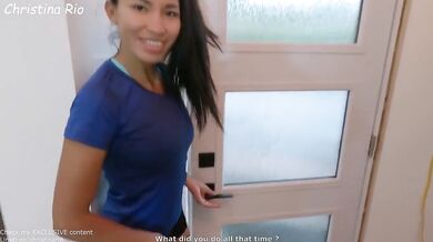 Fit Latina Gym Queen Gets Packed by Huge Gringo Right After Workout