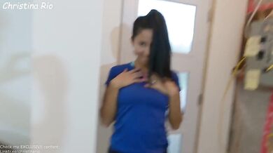 Fit Latina Gym Queen Gets Packed by Huge Gringo Right After Workout