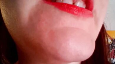 Crushed like an insect giantess chews you alive raw teeth and bones