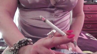 Cheap slut movie slut wife smokes on her knees choking on loads