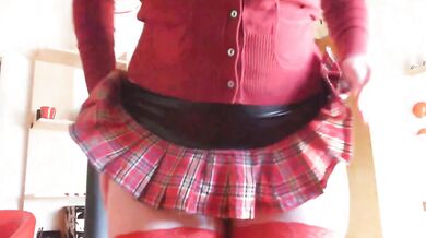 Her stepbrother made her try on micro bikinis until she gushed and came