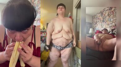 Creamy dreams of thick BBW milf masturbation with toys