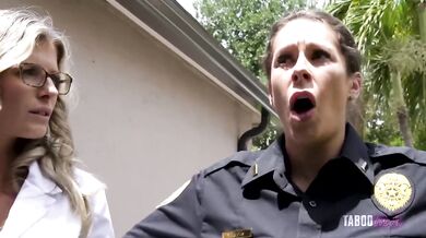 StepMom Cop Role Play On My Bed Big Tits MILF Fuck Pornstar