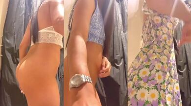 Fitting room masturbate I'm so excited big ass milf pussy orgasm
