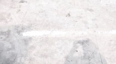 Teen alone squirts in public toilet tease