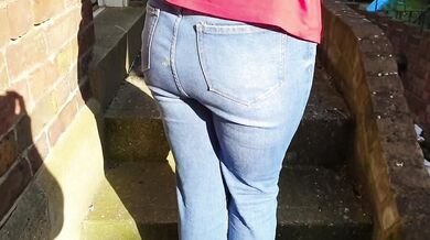 British Blonde Jeans Wetting Piss Compilation Destroyed