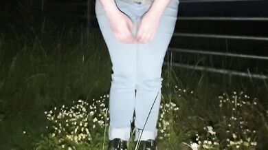 British Blonde Jeans Wetting Piss Compilation Destroyed