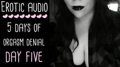 Orgasm Control Denial ASMR Day 5 British FemDom Tease Gushing Jerk Off