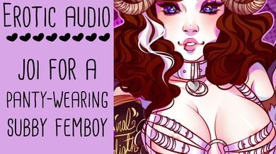 ASMR moaning femboy submissive panties wearing good girl ruined by lady aurality