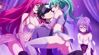 Trapped in a harem game forced to take every gamer girl's creampie