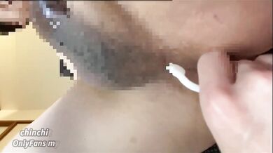 Japanese wife pussy fart explosion destroyed husband in a creampie crevice