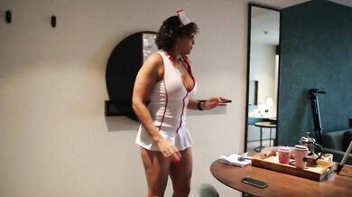 British MILF Nurse Gets Her Big Ass Served raw in the Hospital Room