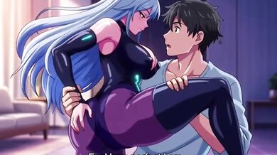 Android sex robot malfunctions and owns her owner raw hentai