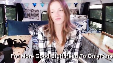 Sky Smith Gaped Raw In Backseat Bus Fuck with Big Juicy Butt