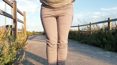 Kinky Alice Gets Destroyed In Public Piss Compilation Wet Pants Jeans Leak