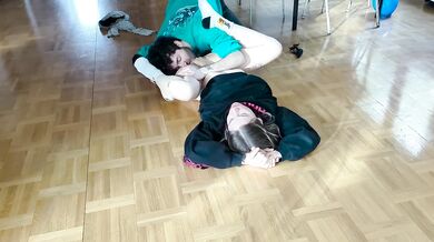 Toussik’s German GF squirts all over floor gets stretched with huge cock while riding dick