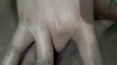 Nasty girl stays home cumming hard while her BF is away