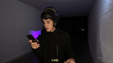 Argentinian babe smokes weed gives rough POV sex to delivery boy