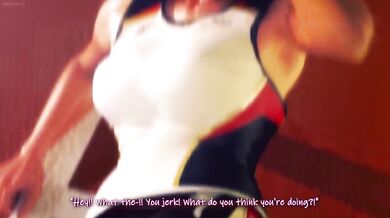 Korean hentai game where I pass a baton to Rena-senpai’s dripping tits