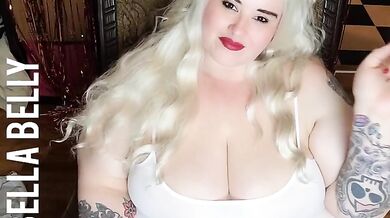 BBW smokes tells you how to stroke that thick hard cock JOI