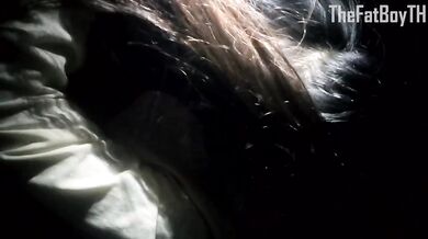 Asian American babe gets fucked hard after work with big tits crushing during compilation