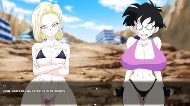 Super Slut Z Tournament Ep2 raw catfight Bulma vs Android 18 hentai game