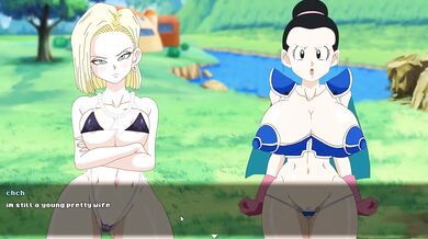 Super Slut Z Tournament Ep2 raw catfight Bulma vs Android 18 hentai game