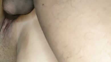 Pinay Brunette big ass creampie while hubby sleeps next door