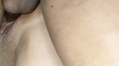 Pinay Brunette big ass creampie while hubby sleeps next door