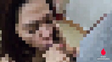 Pinay MILF Wives Blowjob Destroyed by Seaman Cum Gushing Throat Fuck