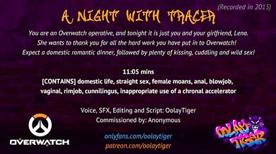 Overwatch Tracer rough anal fuck dirty audio play