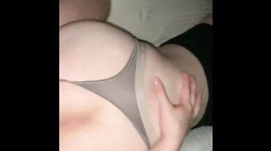 Gushing on the sly with my huge ass stepsister raw doggy style