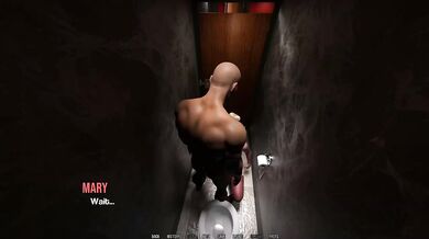 Cuckold husband watches his wife deepthroat BBC in toilet