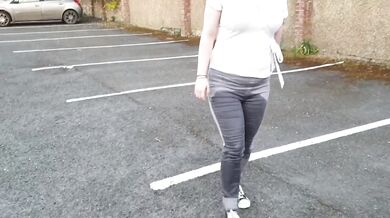 Blonde British beauty gets ruined in public pee disaster