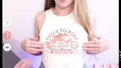 Big ass blonde joi solo maid destroyed her big tits while jerking off