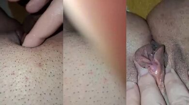Karma Featherwind finger fucks her soaked milf pussy raw while watching porn
