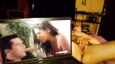 Amateur couple destroyed by big dick creampie reaction
