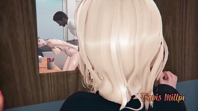 Secret Level Eve Stellar Blade big butt doggystyle big dick anal 3D animation
