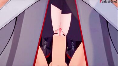 Arlecchino takes a deep throated blowjob on Genshin Impact POV