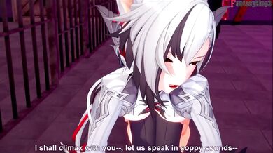 Arlecchino takes a deep throated blowjob on Genshin Impact POV