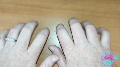 Slow tingly fingernail tapping fingers dragged across skin raw unhinged