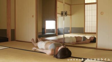 Naked Yoga in Mirror Cravings