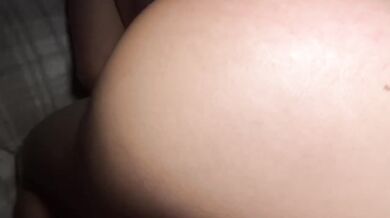 My girlfriend lets me fuck her in her ass raw anal with her big ass