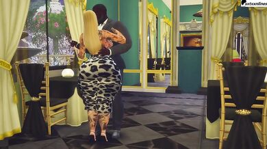 Curvy Alejandra takes BBC on her first date with a huge cock