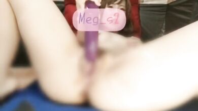 Japanese girl with a lot of cream and cum