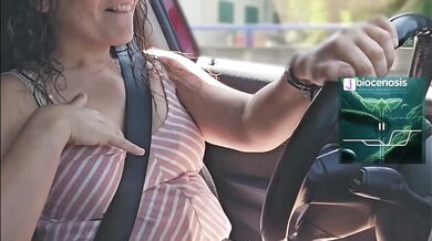 Fully Clothed French Goddess Driving Vibes to Orgasm in Church