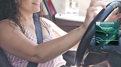 Fully Clothed French Goddess Driving Vibes to Orgasm in Church