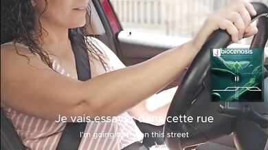 Fully Clothed French Goddess Driving Vibes to Orgasm in Church