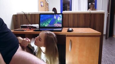 Step fantasy babe gets choked raw on cock in public POV